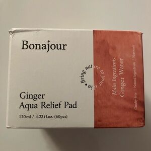 Bonajour - Ginger Aqua Relief Pads, 4.22oz (Toner pads) K Beauty